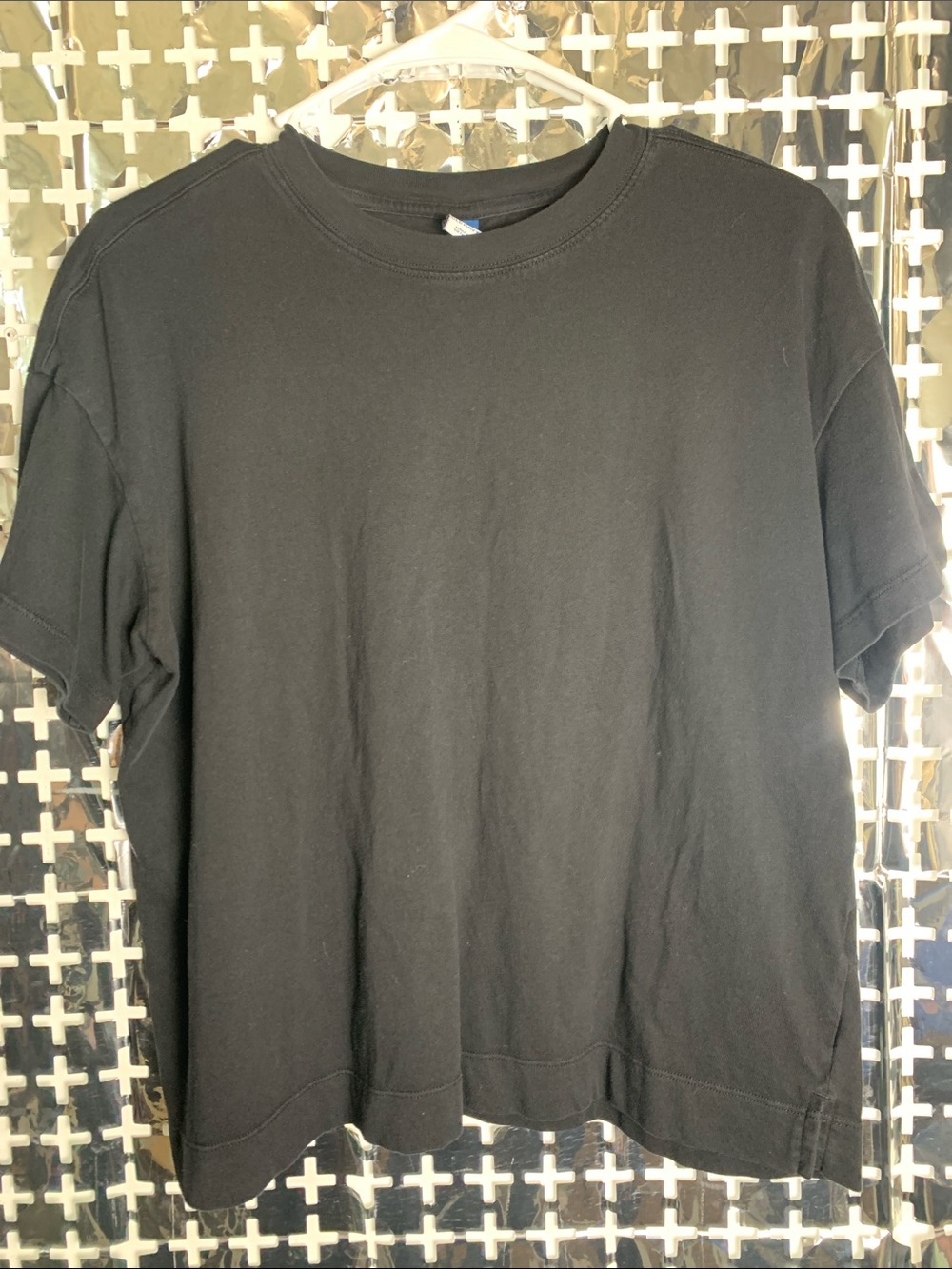 Old Navy Black Short Sleeve Crew T-Shirt